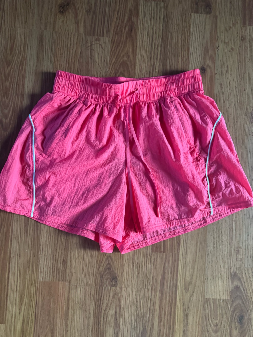 Bright pink Lululemon running shorts Size -6